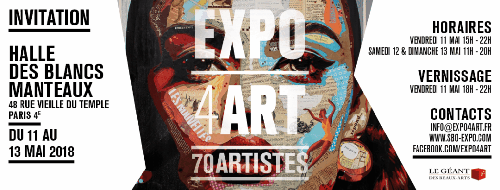 Expo4Art La Halle aux Blancs Manteaux (Paris) - 2018