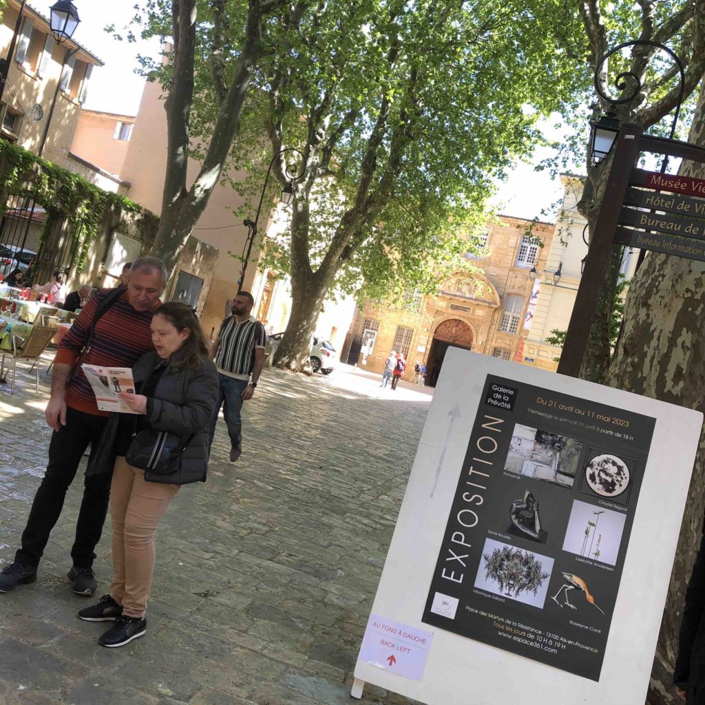 21/04 > 11/05/2023 – Galerie de la Prévôté (Aix-en-Provence, France)