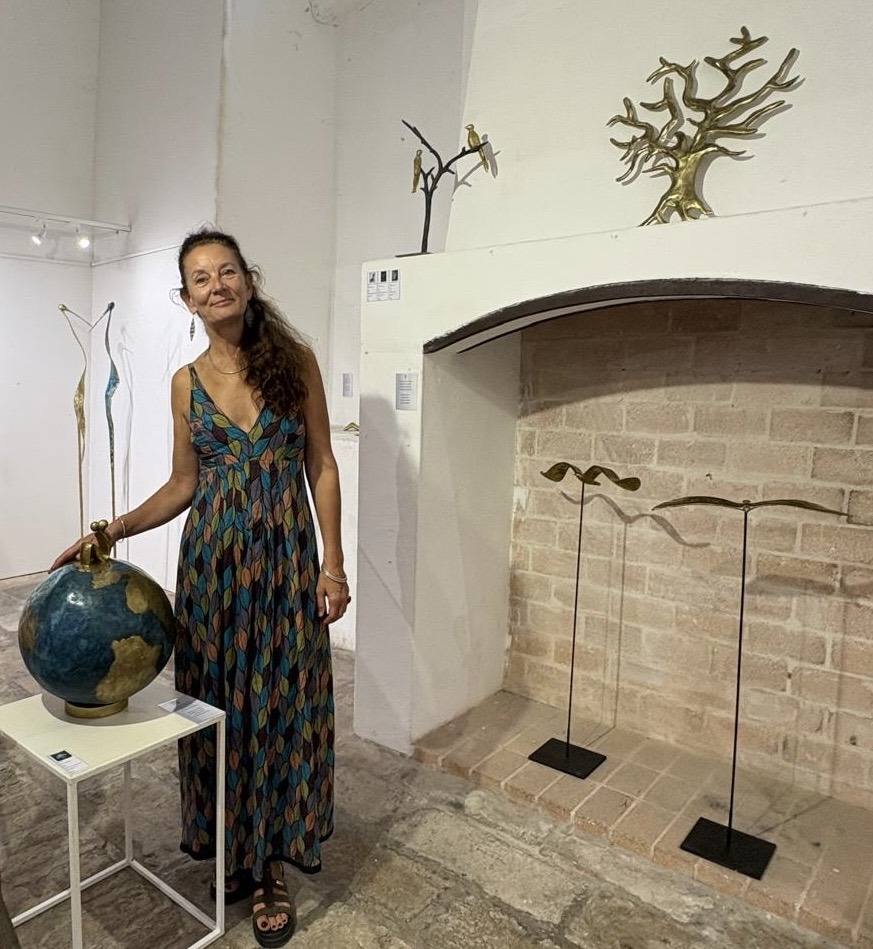 Liselotte Andersen, sculptrice bronze, Exposition Bonifacio 2026